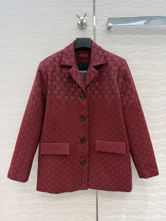 Gucc 25fw jacquard blazer
