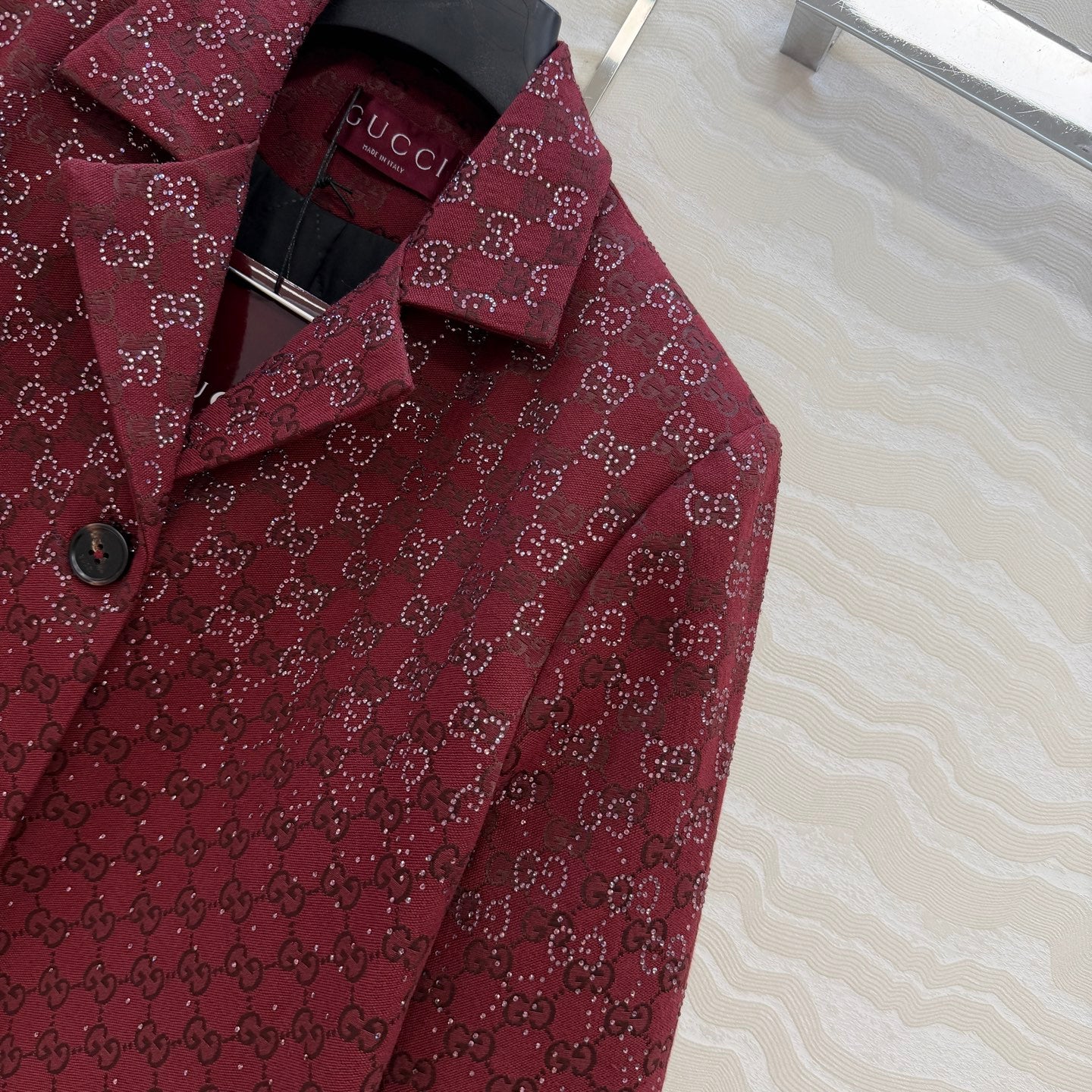 Gucc 25fw jacquard blazer