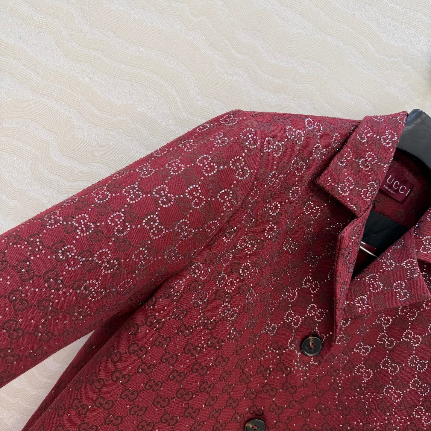 Gucc 25fw jacquard blazer