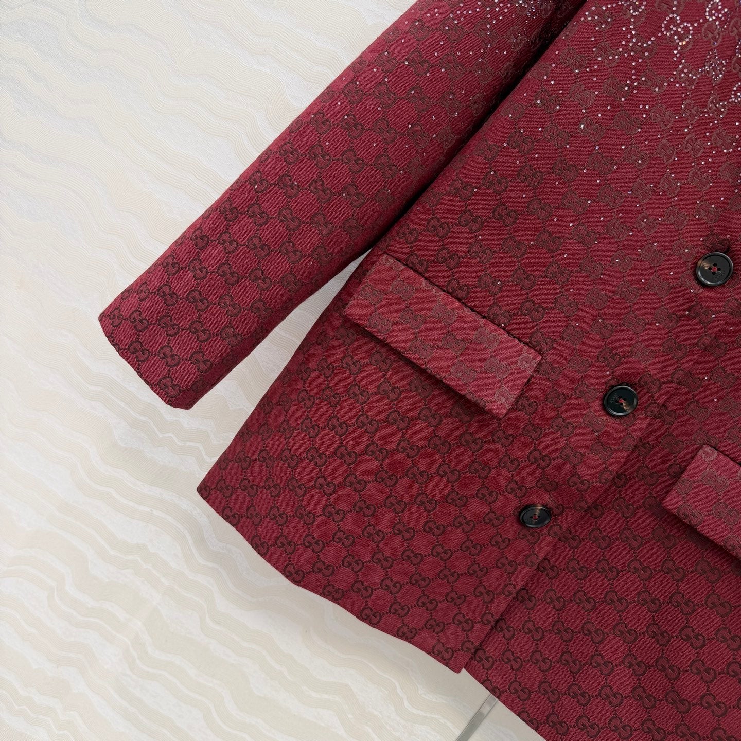 Gucc 25fw jacquard blazer