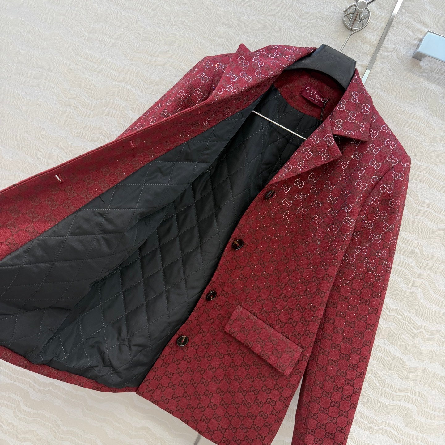 Gucc 25fw jacquard blazer