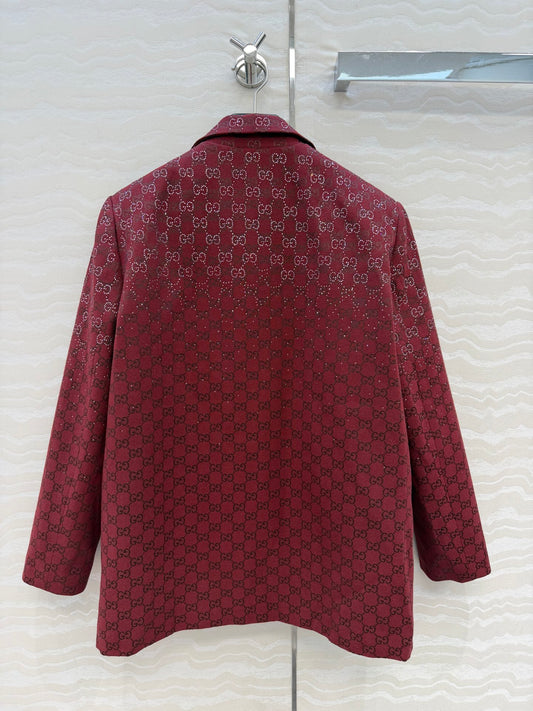 Gucc 25fw jacquard blazer