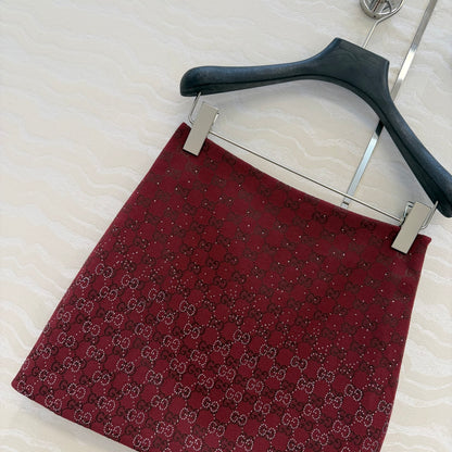 Gucc 25fw bling skirt