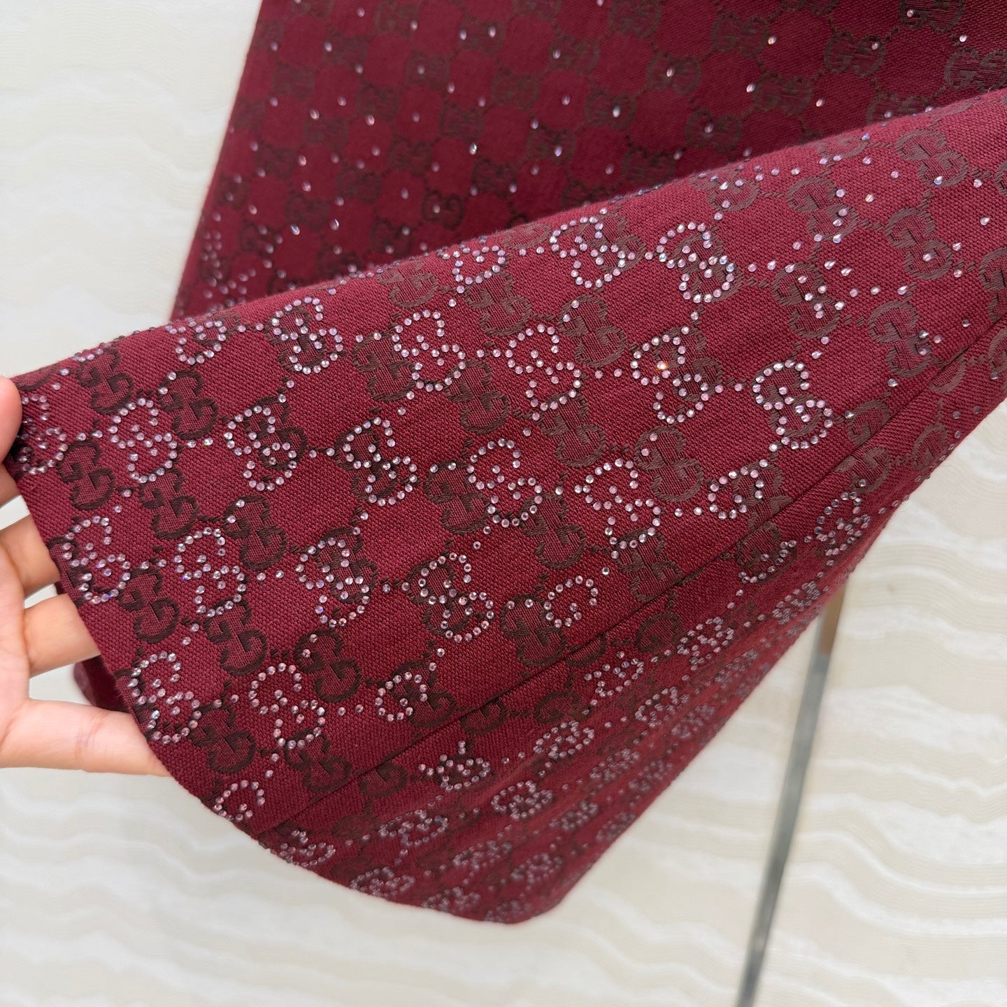 Gucc 25fw bling skirt