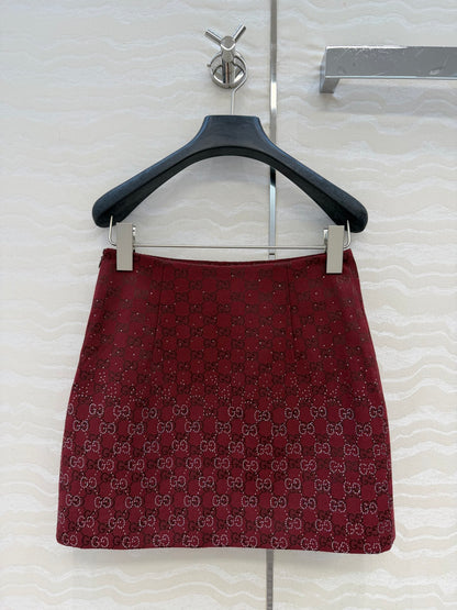 Gucc 25fw bling skirt