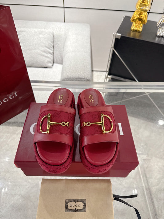 Gucc 25fw thick slippers
