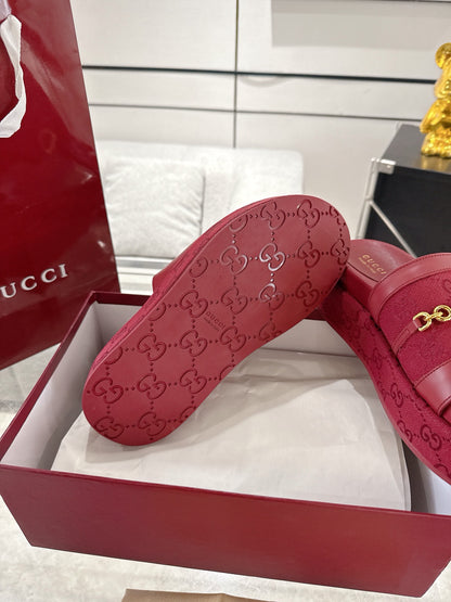 Gucc 25fw thick slippers