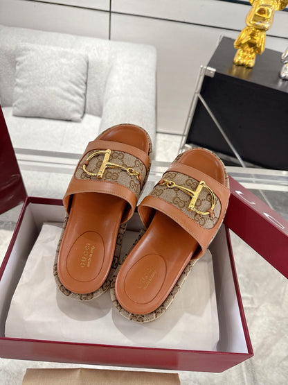 Gucc 25fw thick slippers