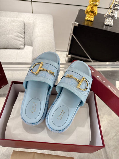 Gucc 25fw thick slippers