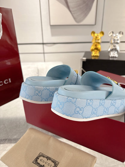 Gucc 25fw thick slippers