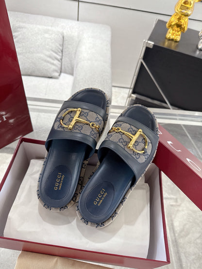 Gucc 25fw thick slippers