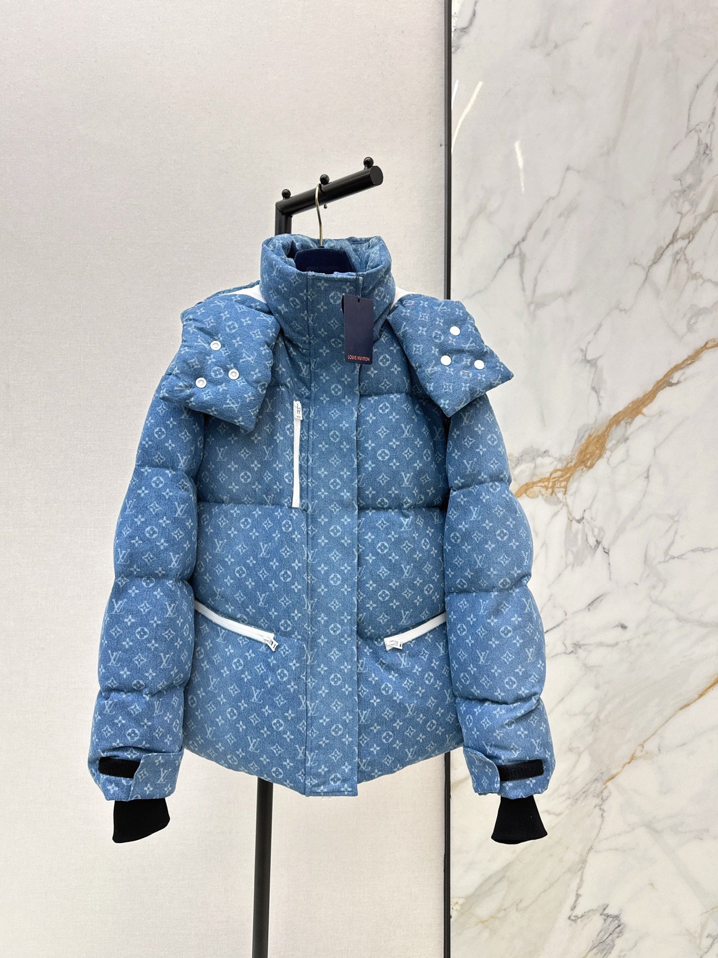 Louis 25fw denim down jacket