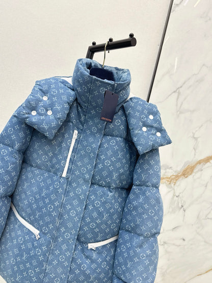 Louis 25fw denim down jacket