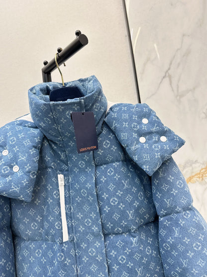 Louis 25fw denim down jacket