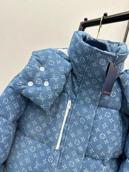 Louis 25fw denim down jacket