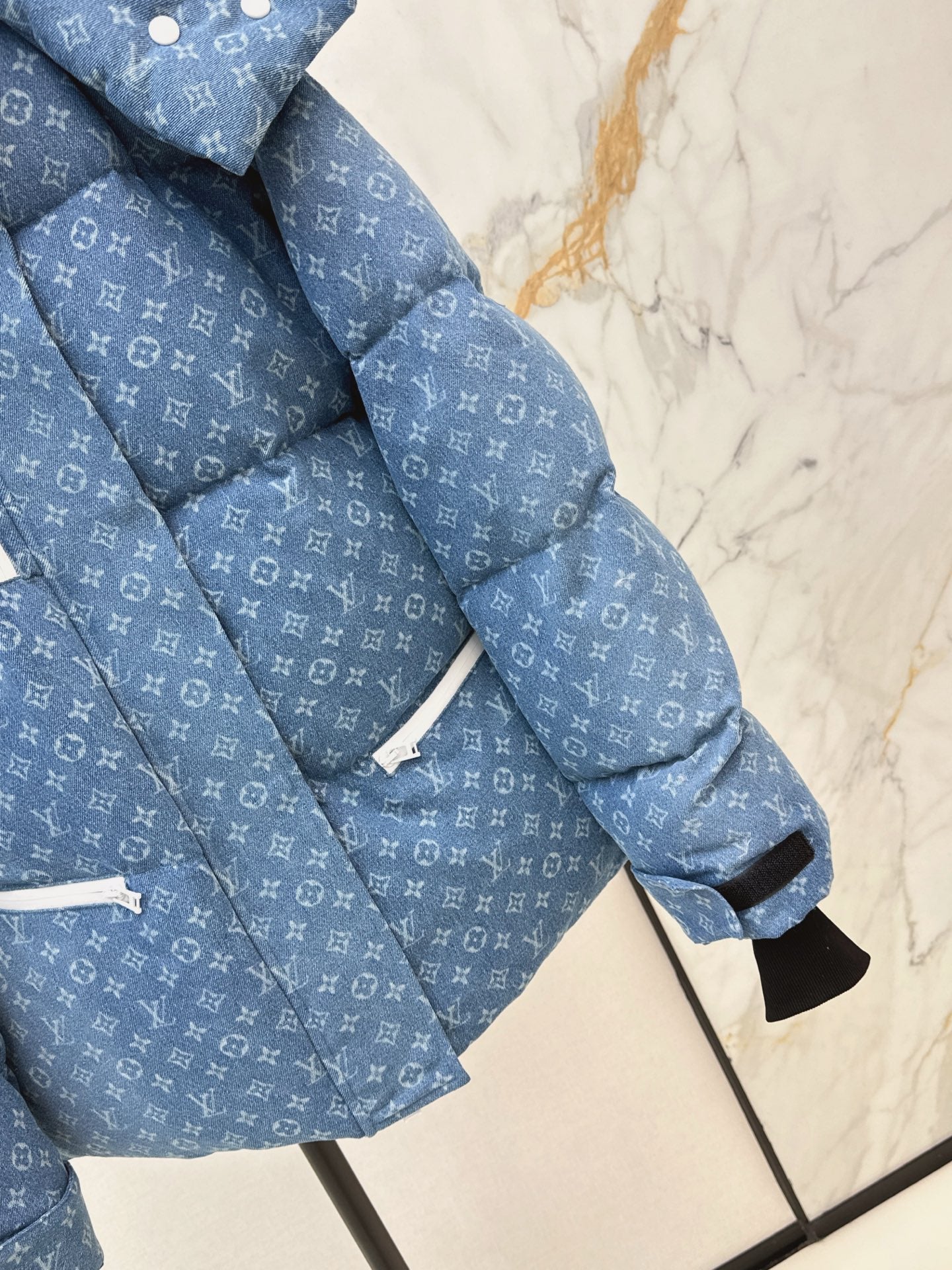 Louis 25fw denim down jacket