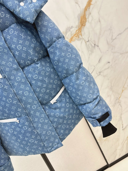 Louis 25fw denim down jacket