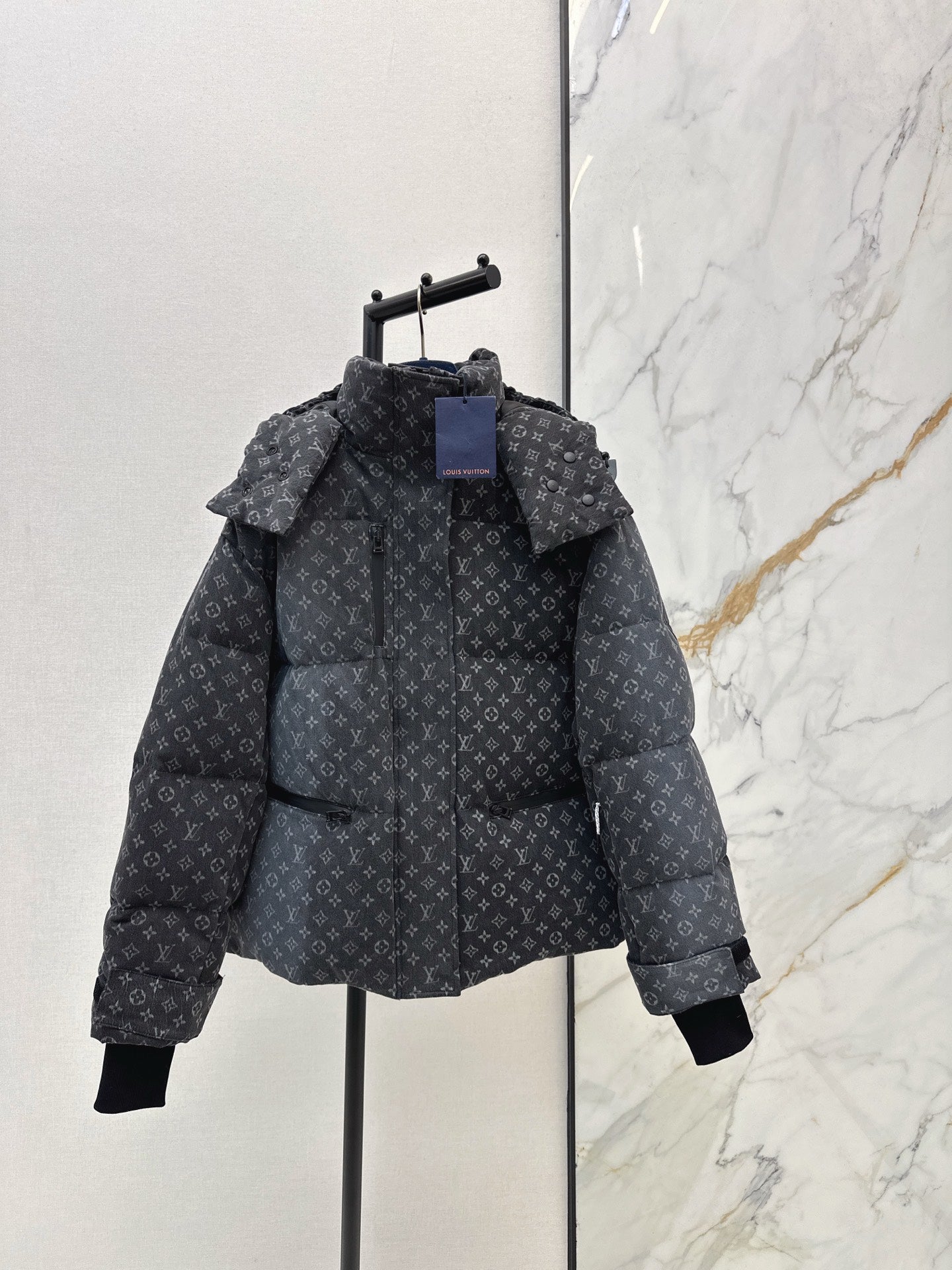 Louis 25fw denim down jacket