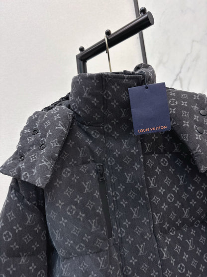 Louis 25fw denim down jacket