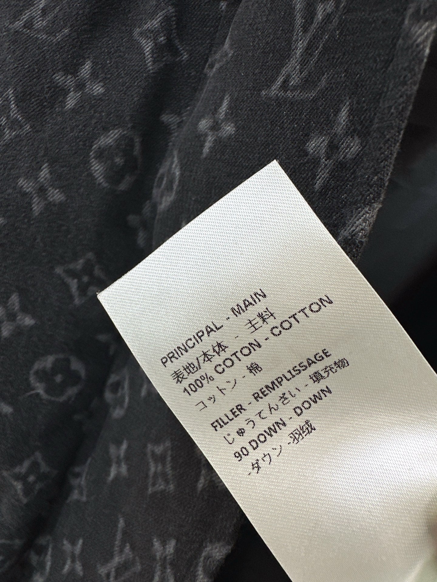 Louis 25fw denim down jacket