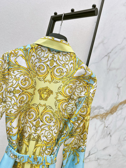 Vers 25fw print dress