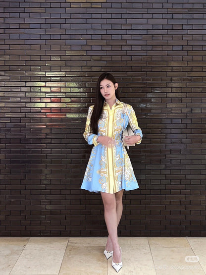 Vers 25fw print dress