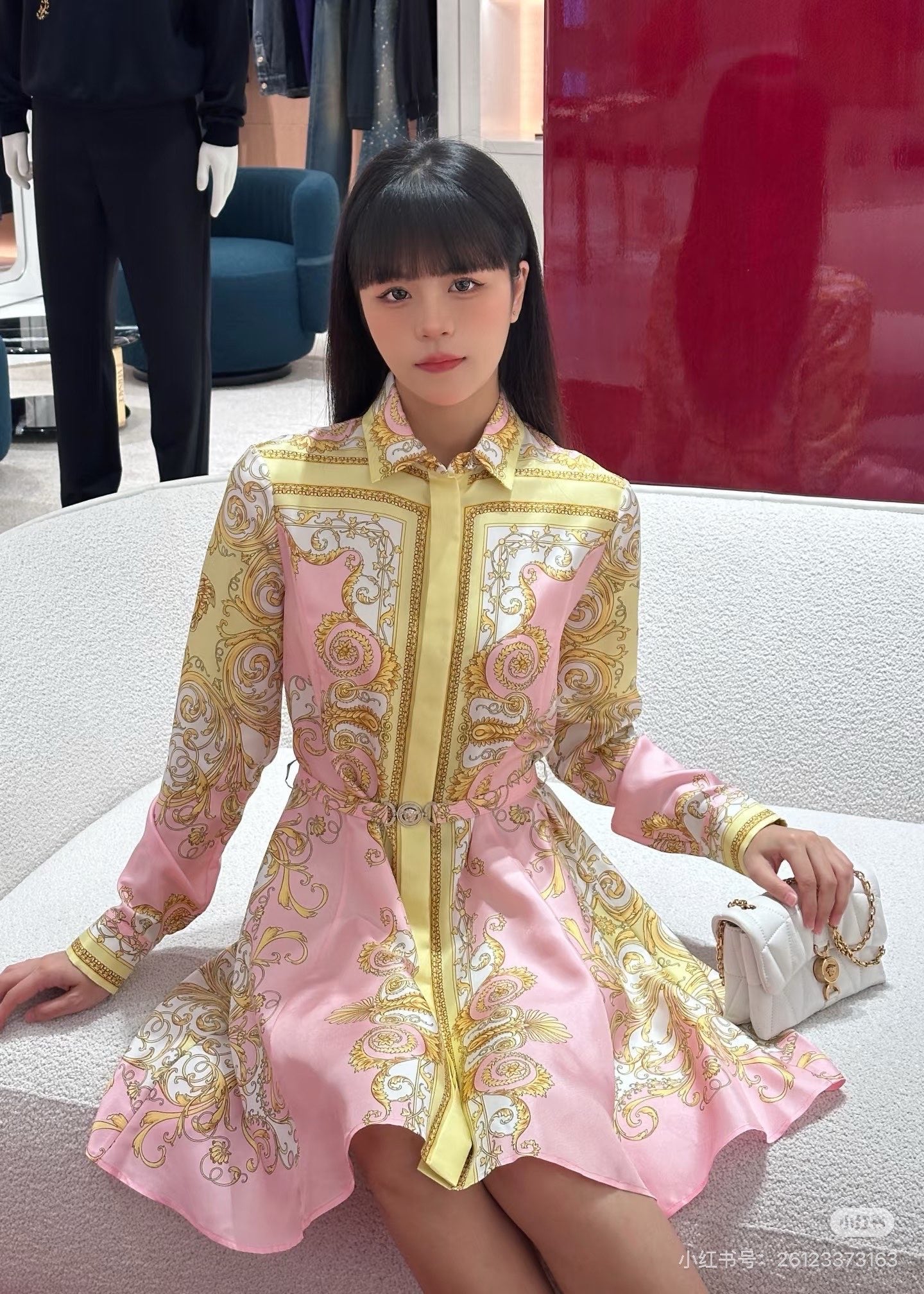 Vers 25fw print dress