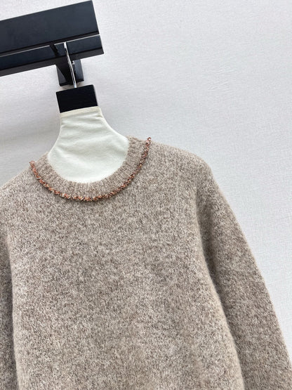 CD 25fw beading sweater