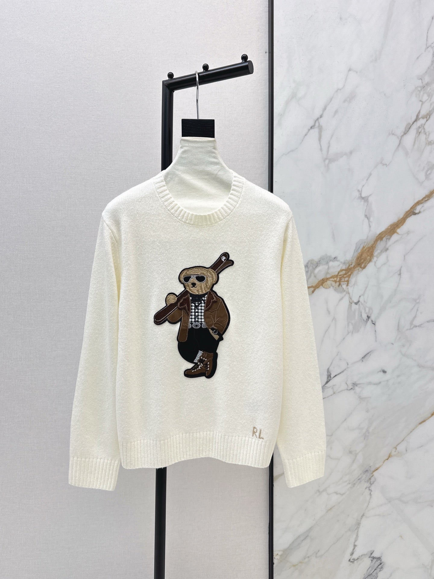 Ralp 25fw embroidery sweater