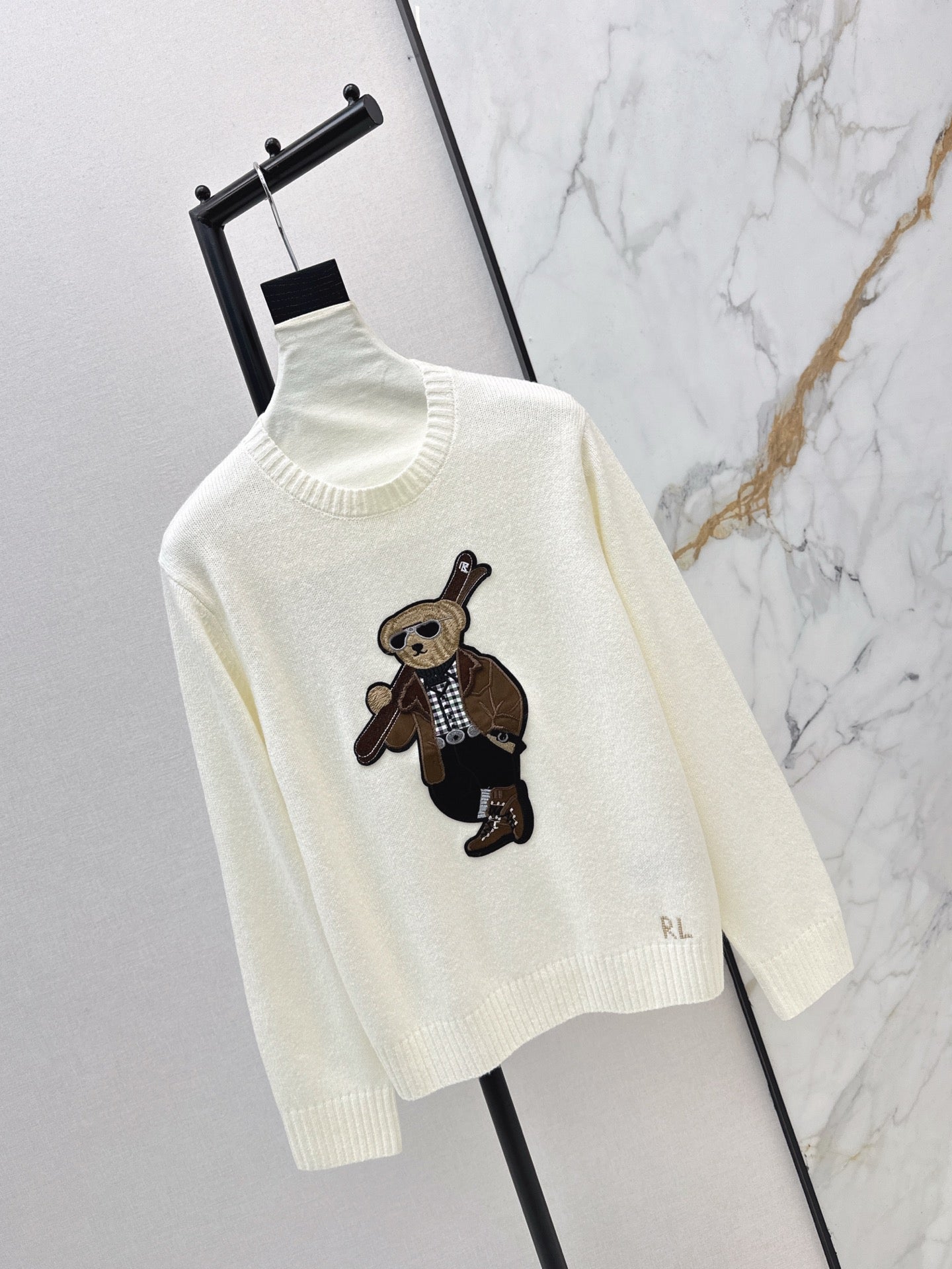 Ralp 25fw embroidery sweater