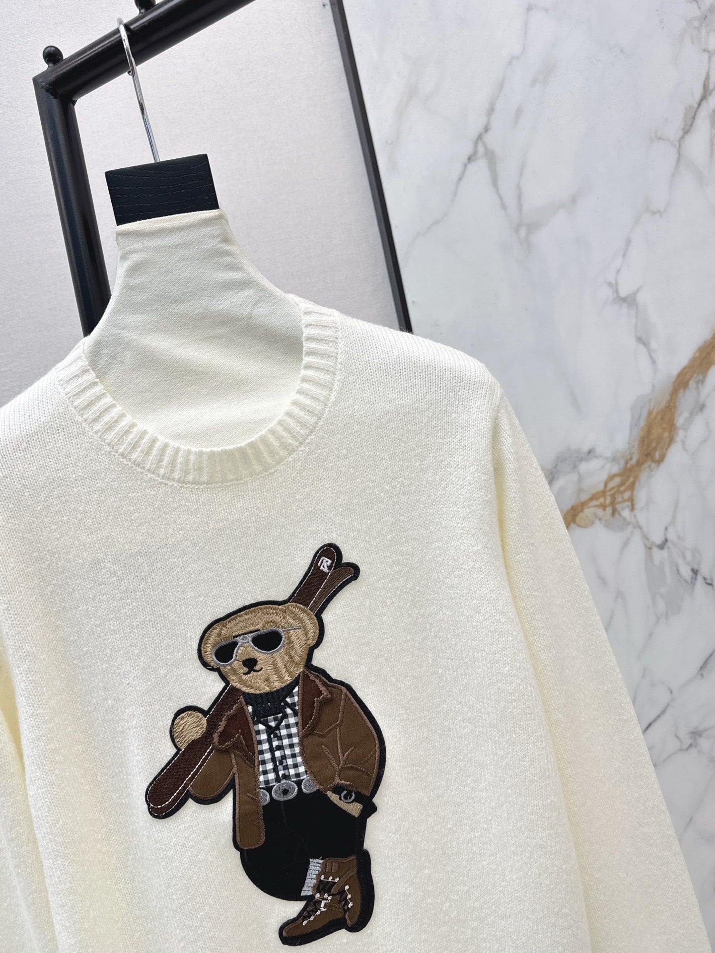 Ralp 25fw embroidery sweater