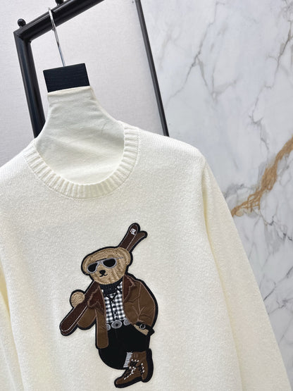 Ralp 25fw embroidery sweater