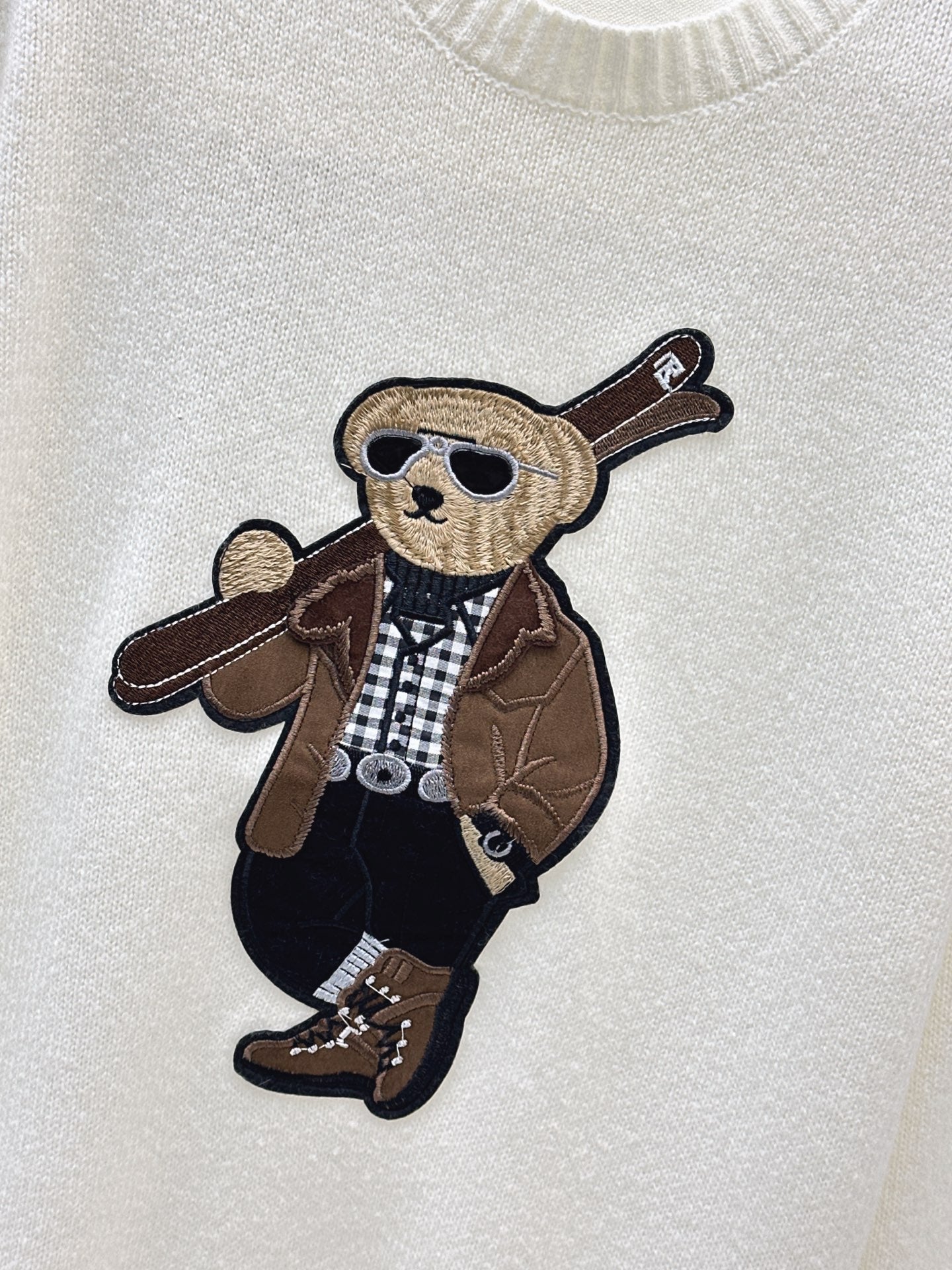 Ralp 25fw embroidery sweater