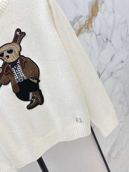 Ralp 25fw embroidery sweater