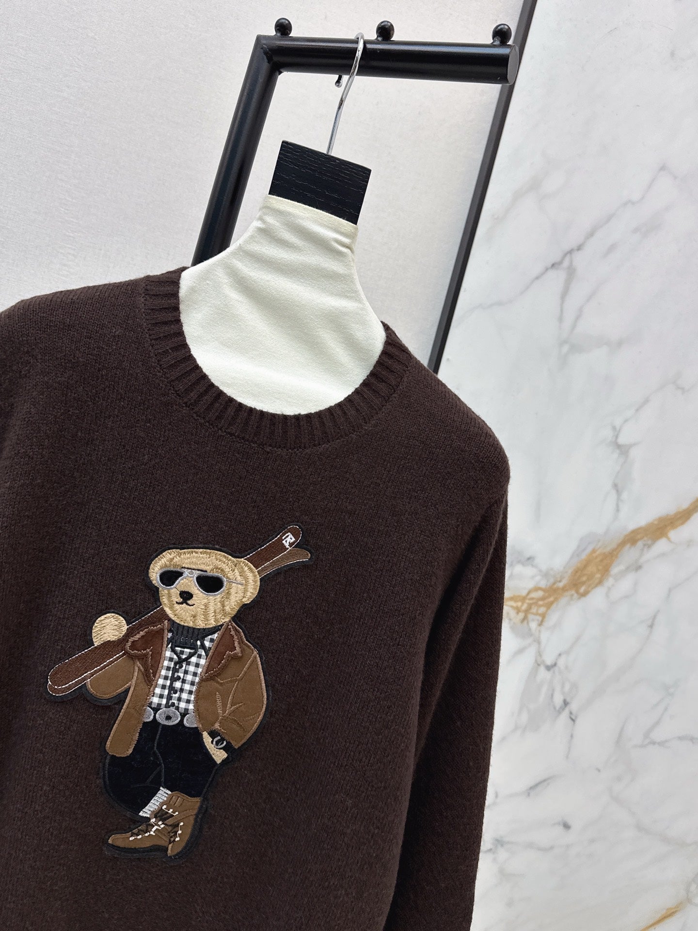 Ralp 25fw embroidery sweater