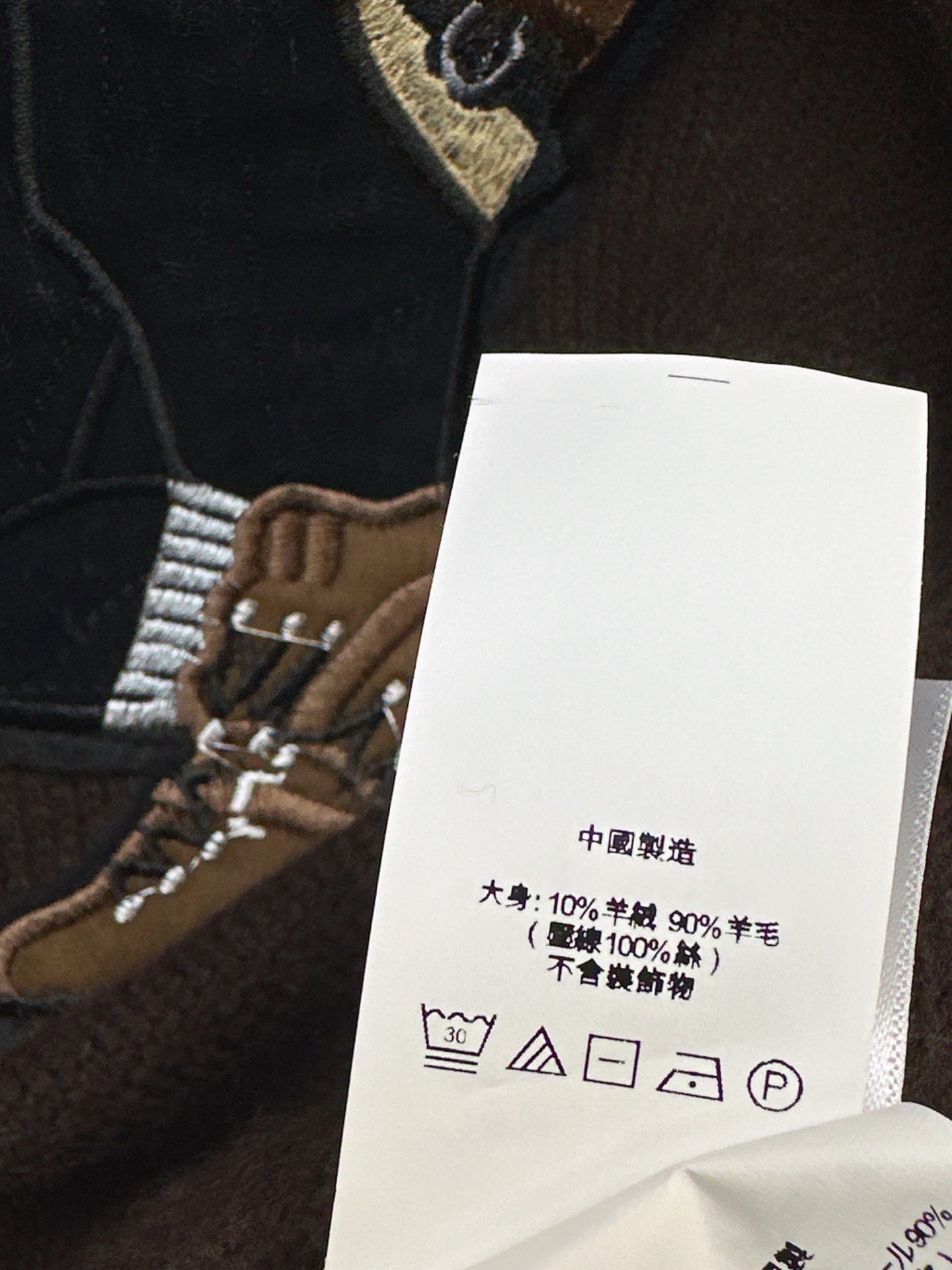 Ralp 25fw embroidery sweater