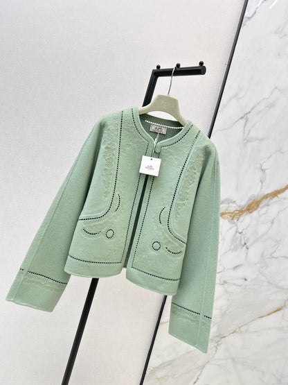 Herm 25fw embroidery jacket