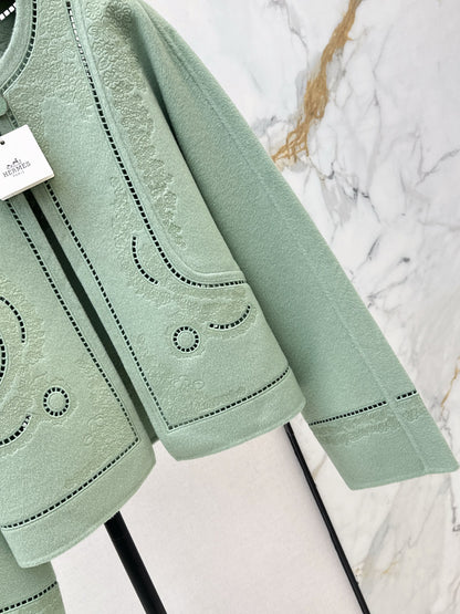 Herm 25fw embroidery jacket