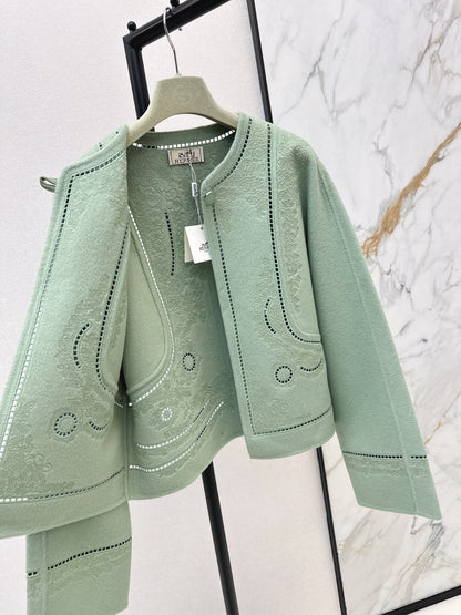 Herm 25fw embroidery jacket