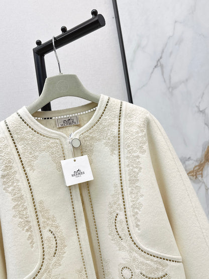 Herm 25fw embroidery jacket