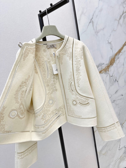 Herm 25fw embroidery jacket