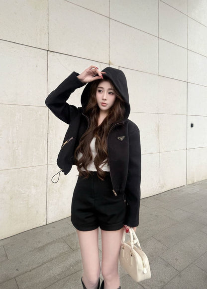 Prad 25fw hooded jacket