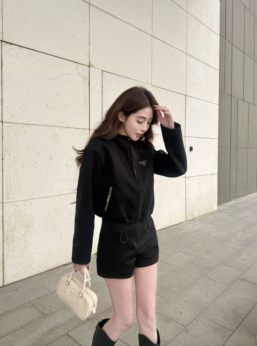 Prad 25fw hooded jacket