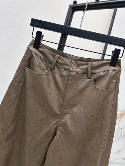 Row 25fw leather pants