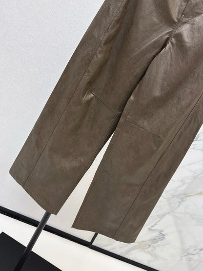 Row 25fw leather pants