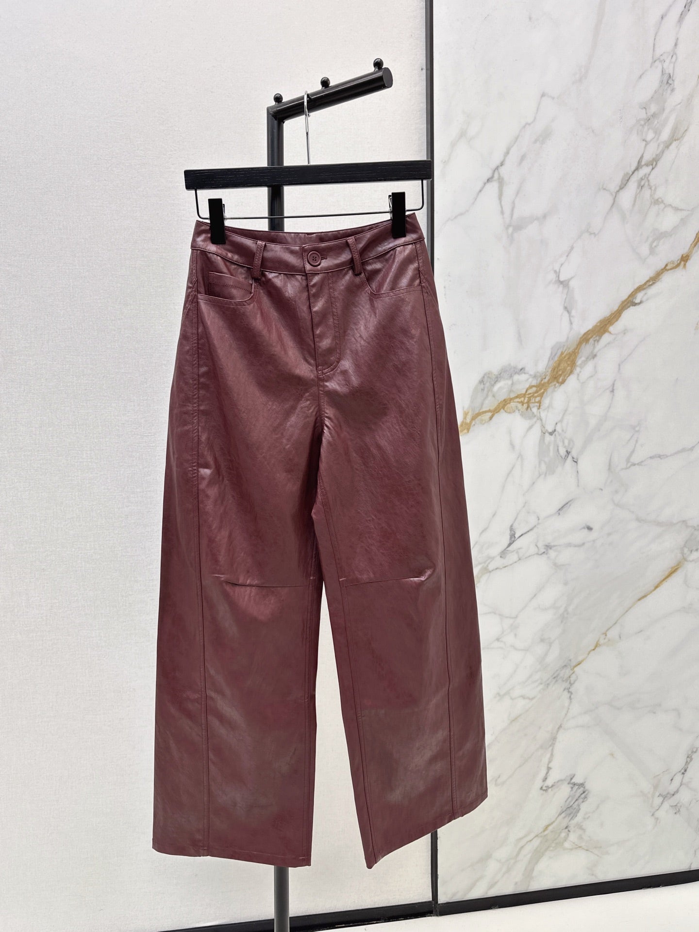 Row 25fw leather pants