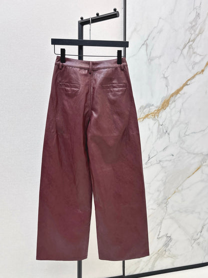 Row 25fw leather pants