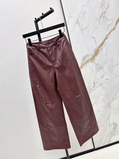 Row 25fw leather pants