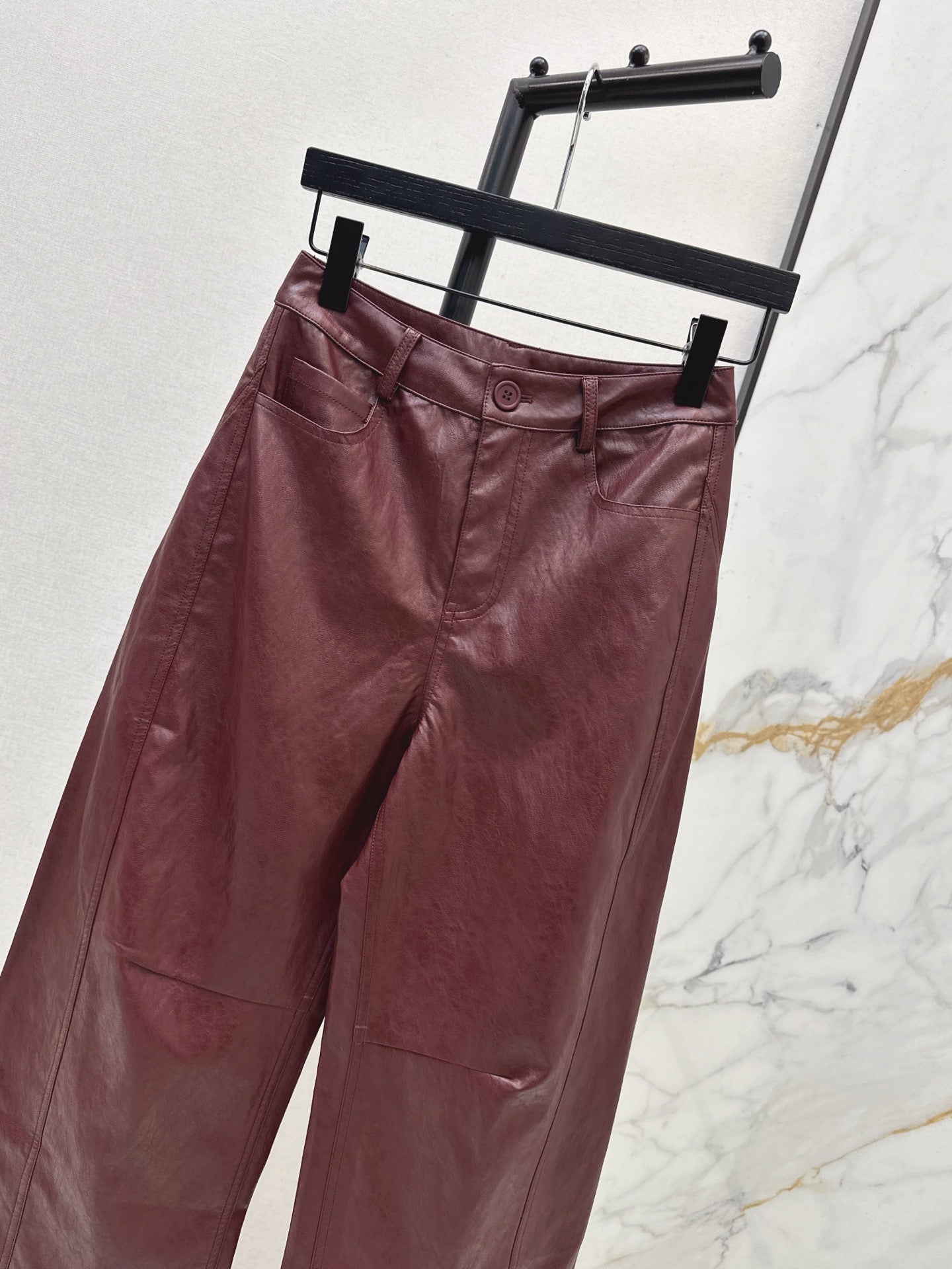 Row 25fw leather pants