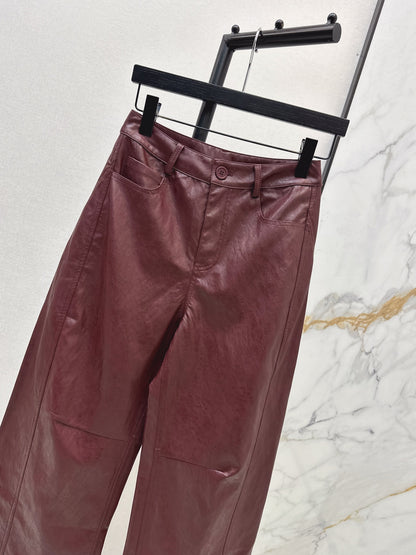 Row 25fw leather pants